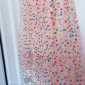 rainbow dot skirt